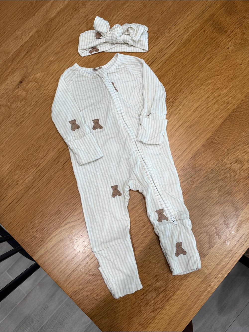 Forever French zipper PJ + headband